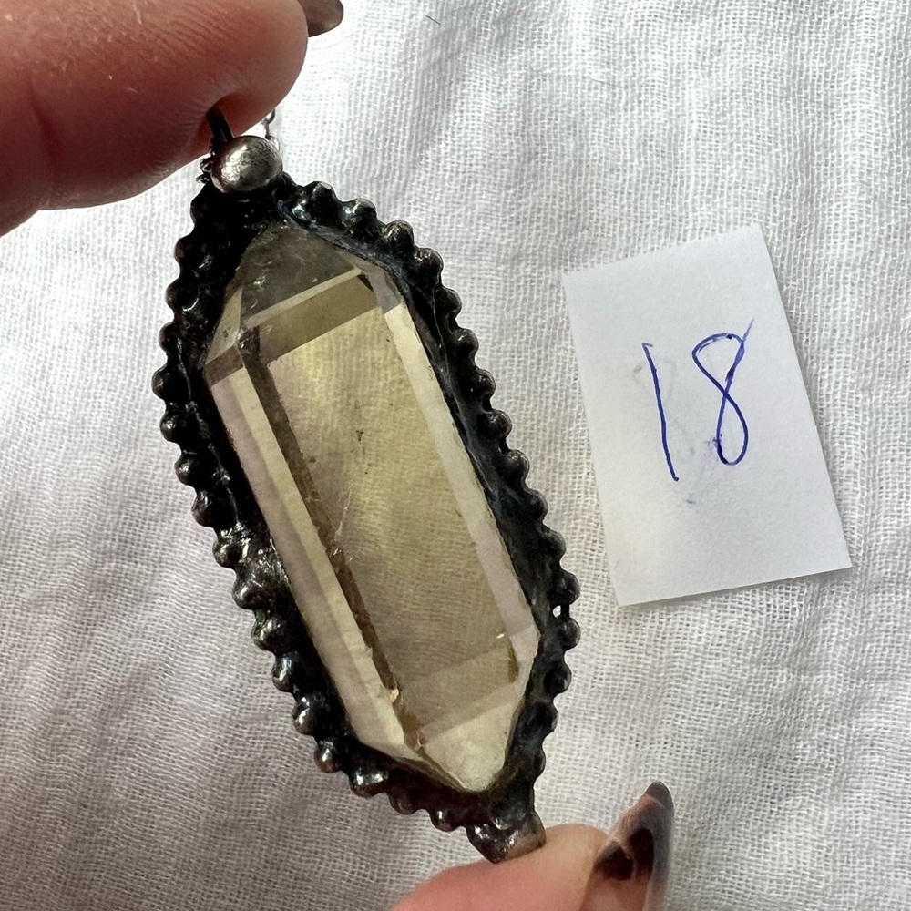 * FRESH NEW STOCK! * DT Citrine Chakra Clearing Necklace Pendant - Picture 15 of 15